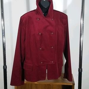 TALBOTS VELVET JACKET